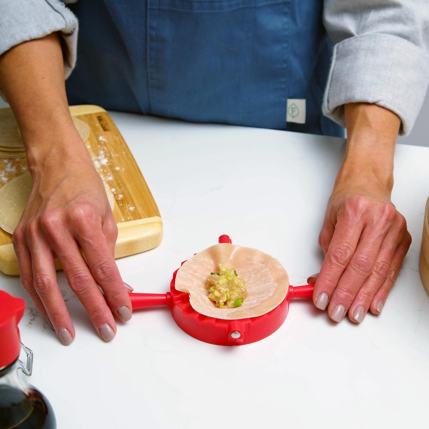 Joyce Chen 3-Piece Dumpling Maker Dumpling Press and Sealer Kit