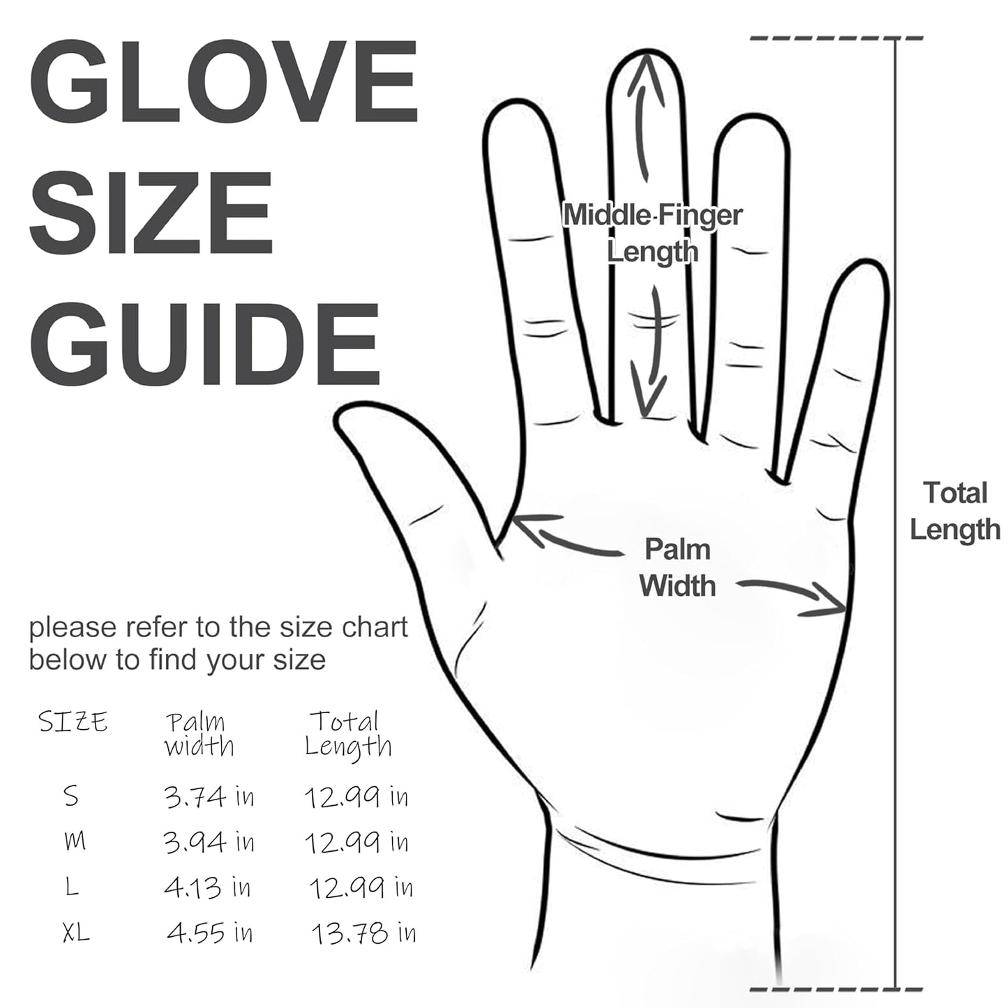 BBQ Gloves for Food Contact Grilling Gloves White, Medium