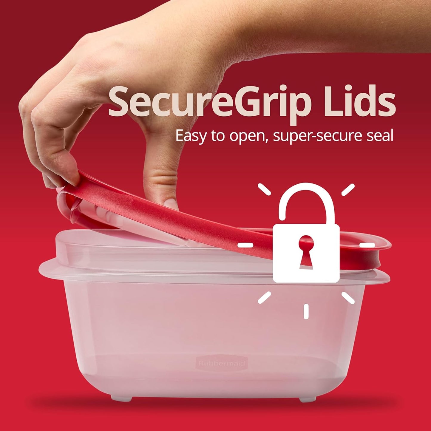 Rubbermaid EasyStore Containers, 38-Piece Set, Food Storage Containers, Food Storage Containers with Lids