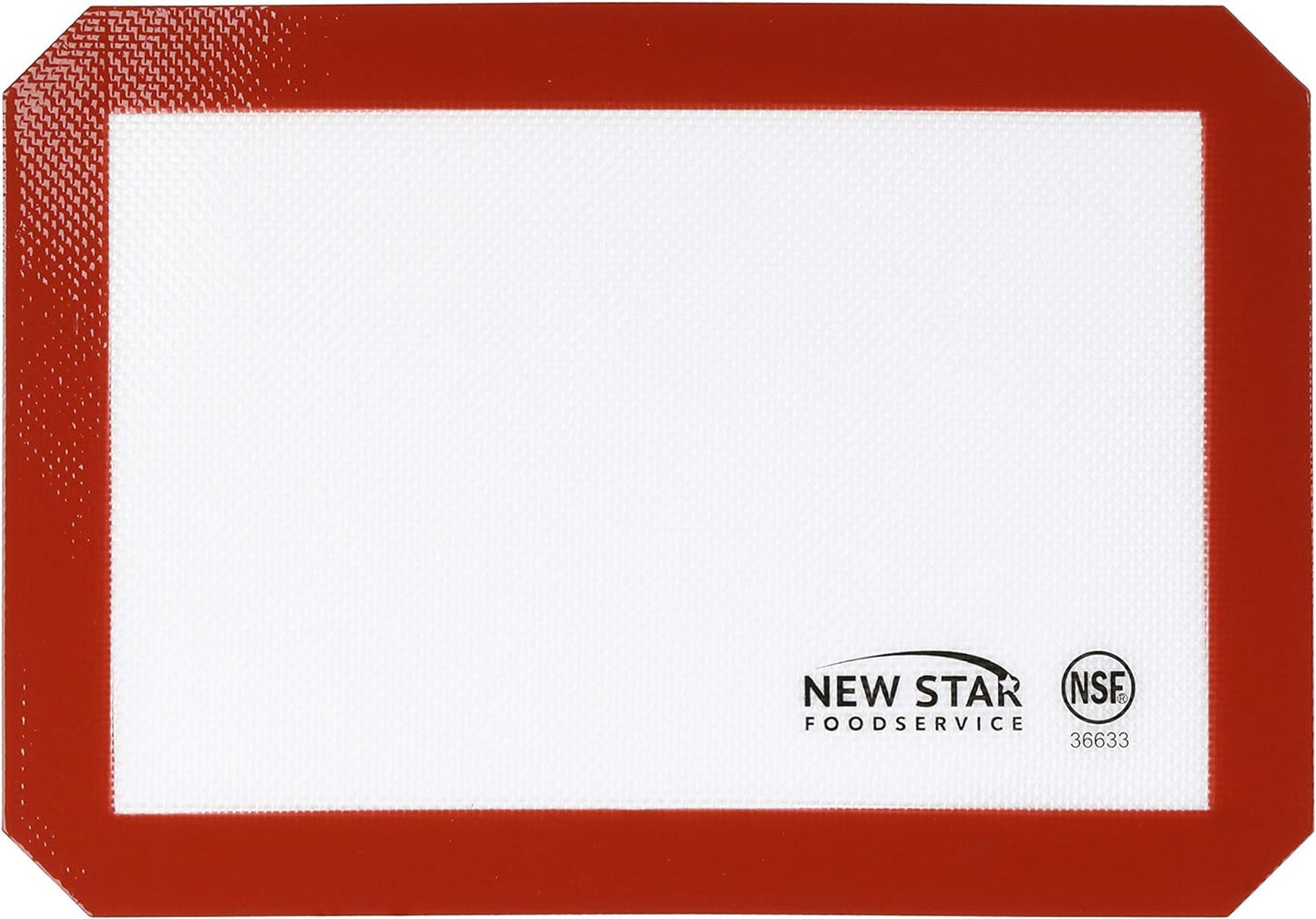 New Star Foodservice 36633 Commercial Grade Silicone Baking Mat Non-Stick Pan Liner, 8 x 12 Inch (Quarter Size)