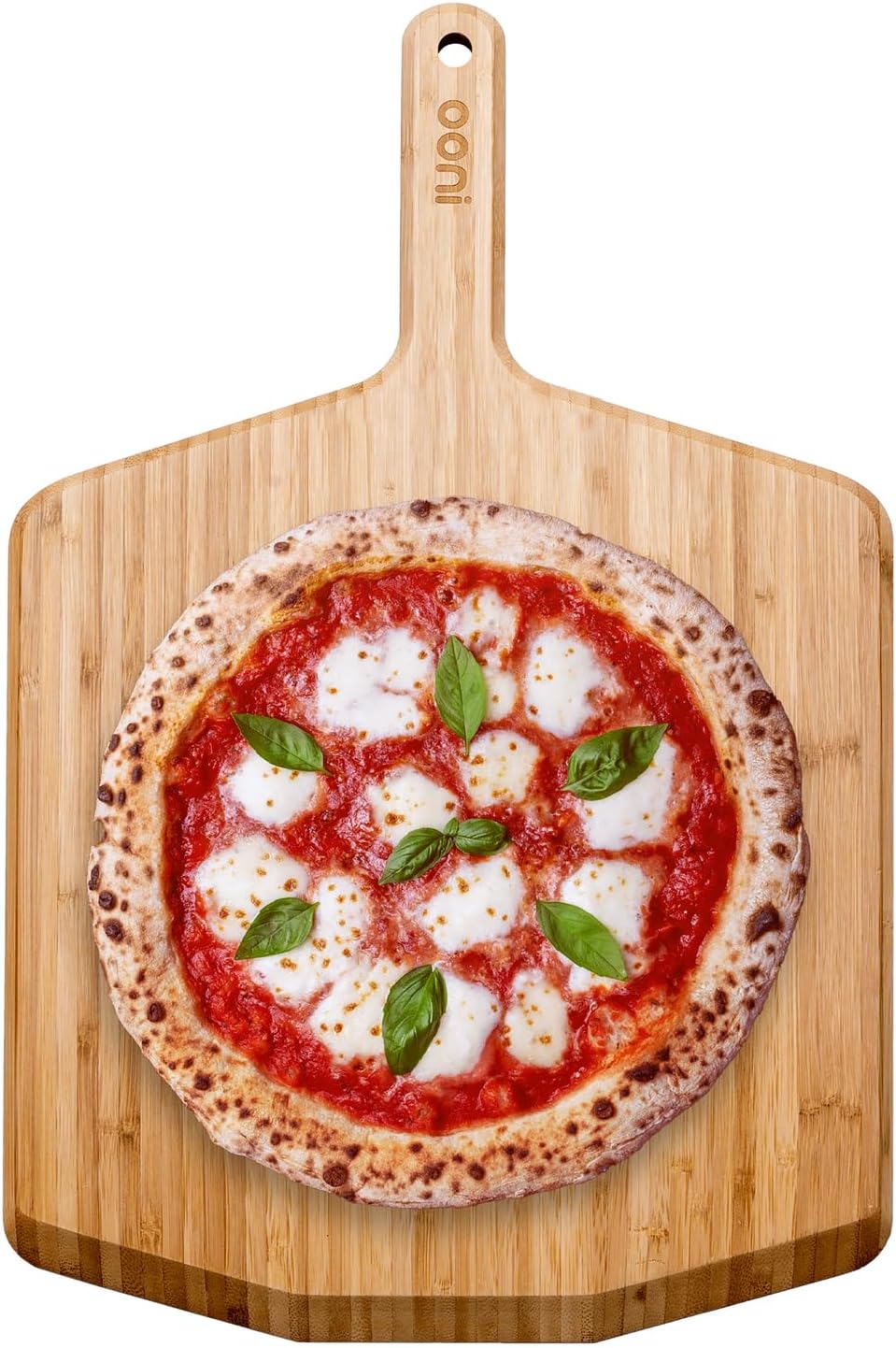 Ooni 14” Bamboo Pizza Peel – Wooden Pizza Peel 14 Inch, Pizza Spatula Paddle, Pizza Cutting Board, Wood Pizza Turning Peel, Pizza Oven Accessories, Pizza Tools, Pizza Peel Wood, Pizza Board