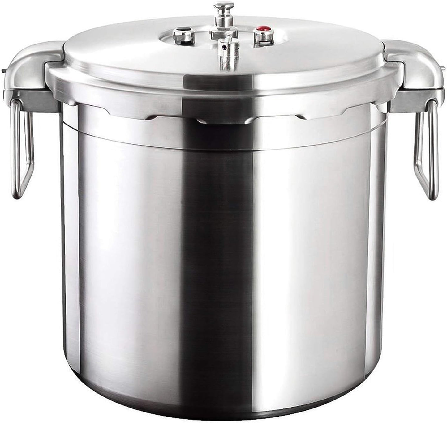 Buffalo 32 Quart Stainless Steel Pressure Cooker Large Canning Pot with Lid for Commercial Use - Easy to Clean Stove Top Pressure Canner, Can Cooker - Safety Goods Certificate QP430