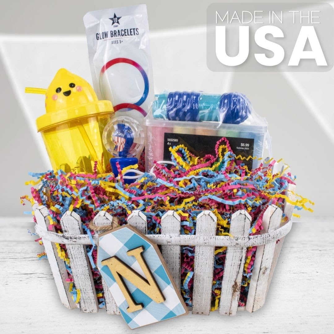 MagicWater Crinkle Cut Paper for Gift Baskets - 2LB - Fiesta Blend - Perfect for Shredded Paper Filler, Basket Filler, Gift Boxes, Bridesmaid Gifts, Halloween Stuffers & More – Ideal for All Occasions