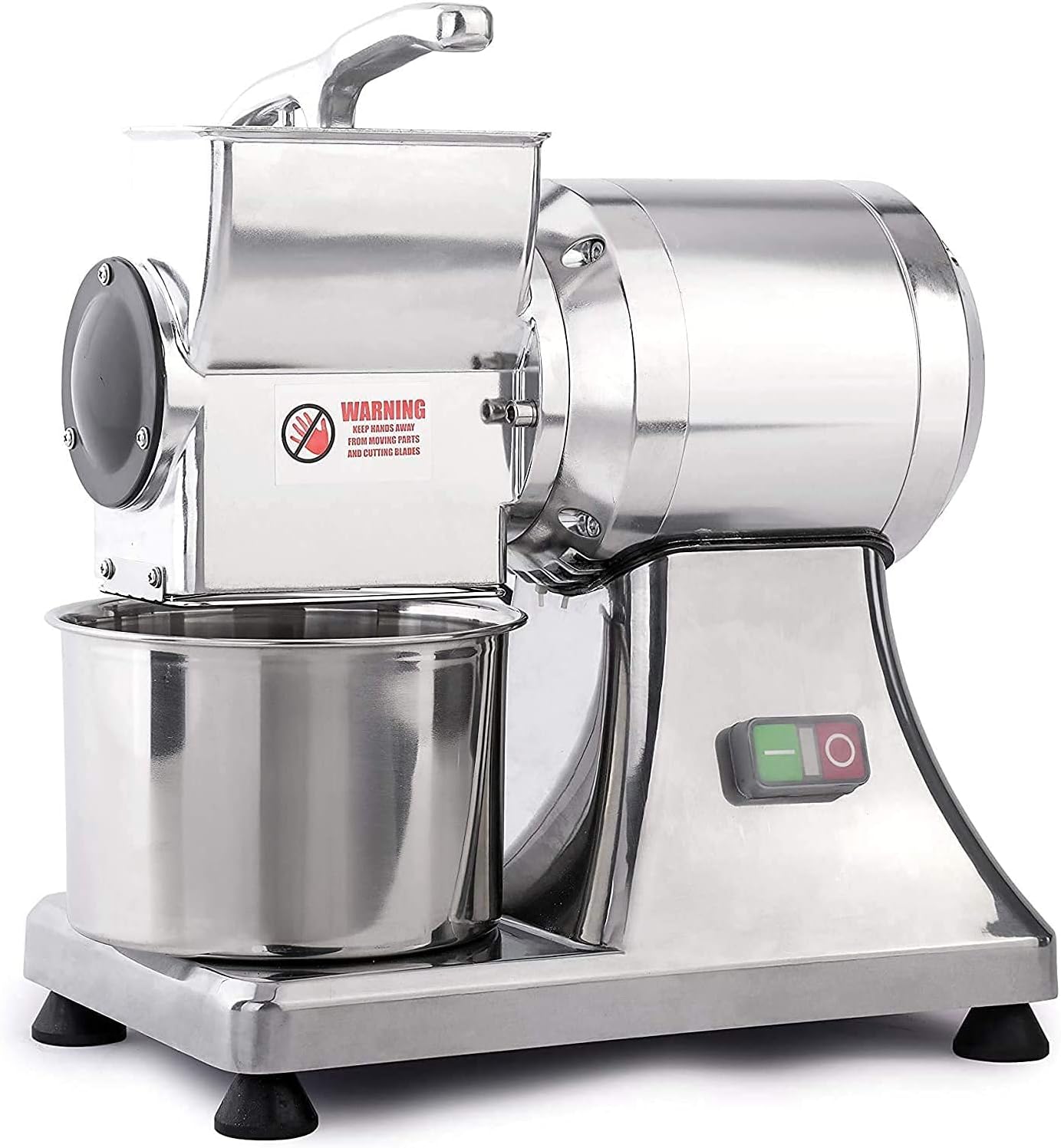 Commecial Electric Cheese Grater, 550W Heavy Duty Food Shredder, Electric Food Grinder Stainless Steel Great for Grating Cheese Peanuts Parmasan Bread Crumbs, commercial food processor