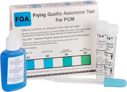 MirOil Frying Oil Test Kit for Polar Contaminant Material, 12 Test Pack, 3-Minute Fryer Oil Test Kit for PCM, Cooking Oil Quality Assurance Test, MirOil 12PCM Monitor Fryer Oil in Kitchen & Restaurant