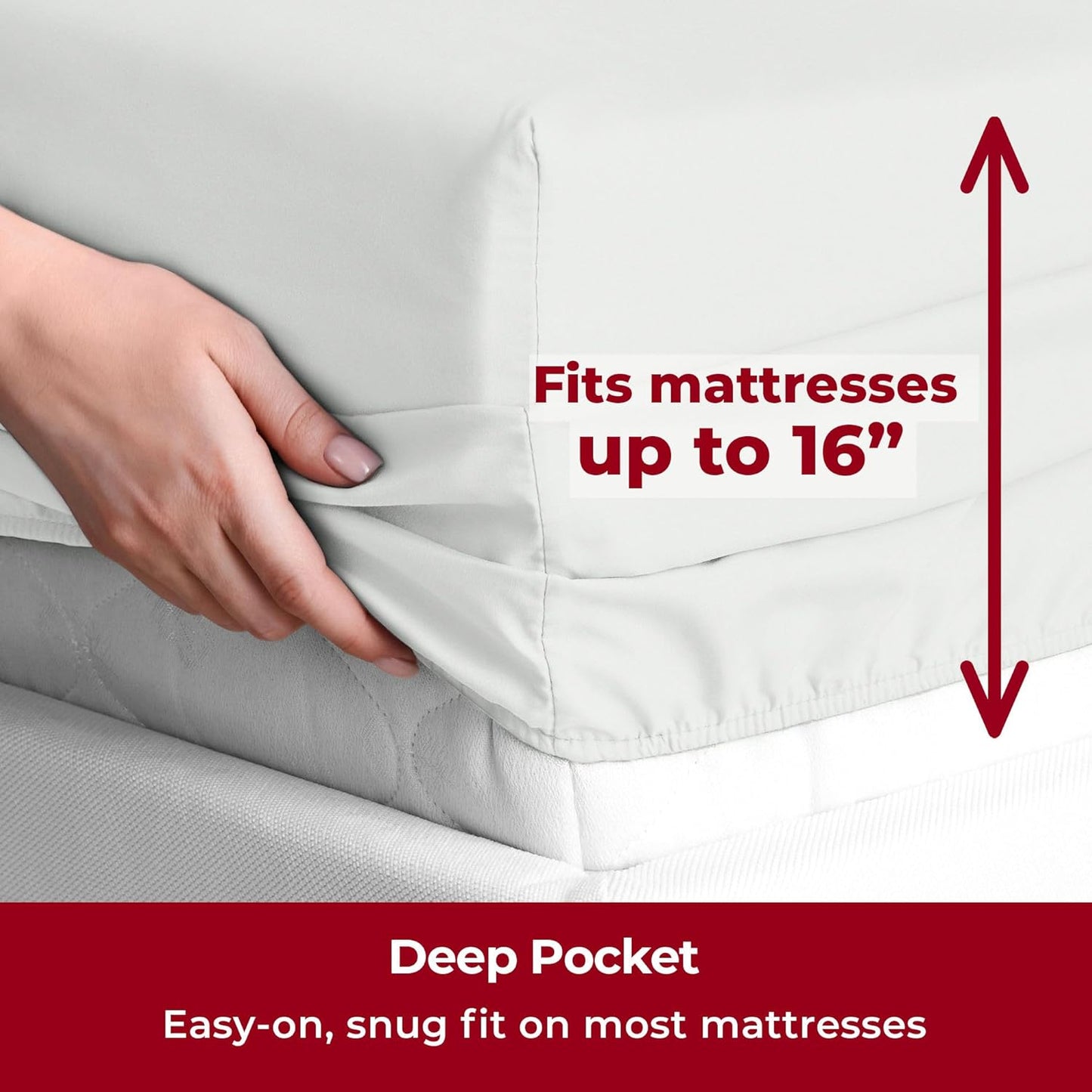 Mellanni Twin XL Sheets Set - 3 PC Iconic Collection Bedding - Hotel Luxury, Extra Soft, Cooling Bed Sheets - Wrinkle, Fade, Stain Resistant (Twin Extra Long, Ivory)