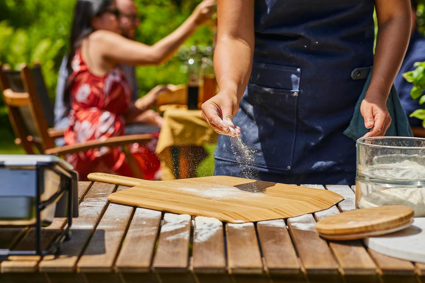 ooni 16” Bamboo Pizza Peel – Wooden Pizza Peel 16 Inch, Pizza Spatula Paddle, Pizza Cutting Board, Wood Pizza Turning Peel, Pizza Oven Accessories, Pizza Tools, Pizza Peel Wood, Pizza Board