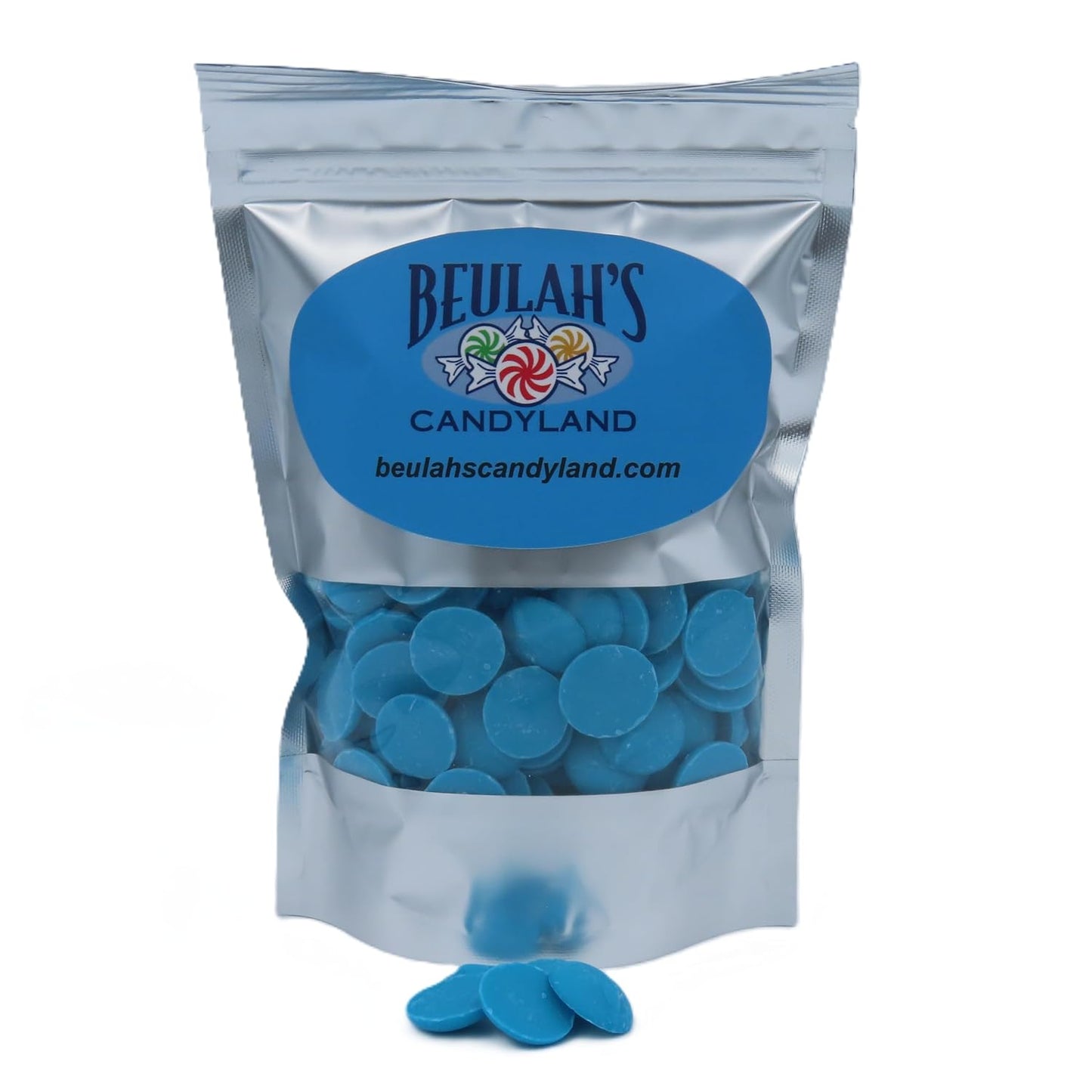 MERCKENS Coating Wafers, Blue Melting Chocolate, 1 Pound Package