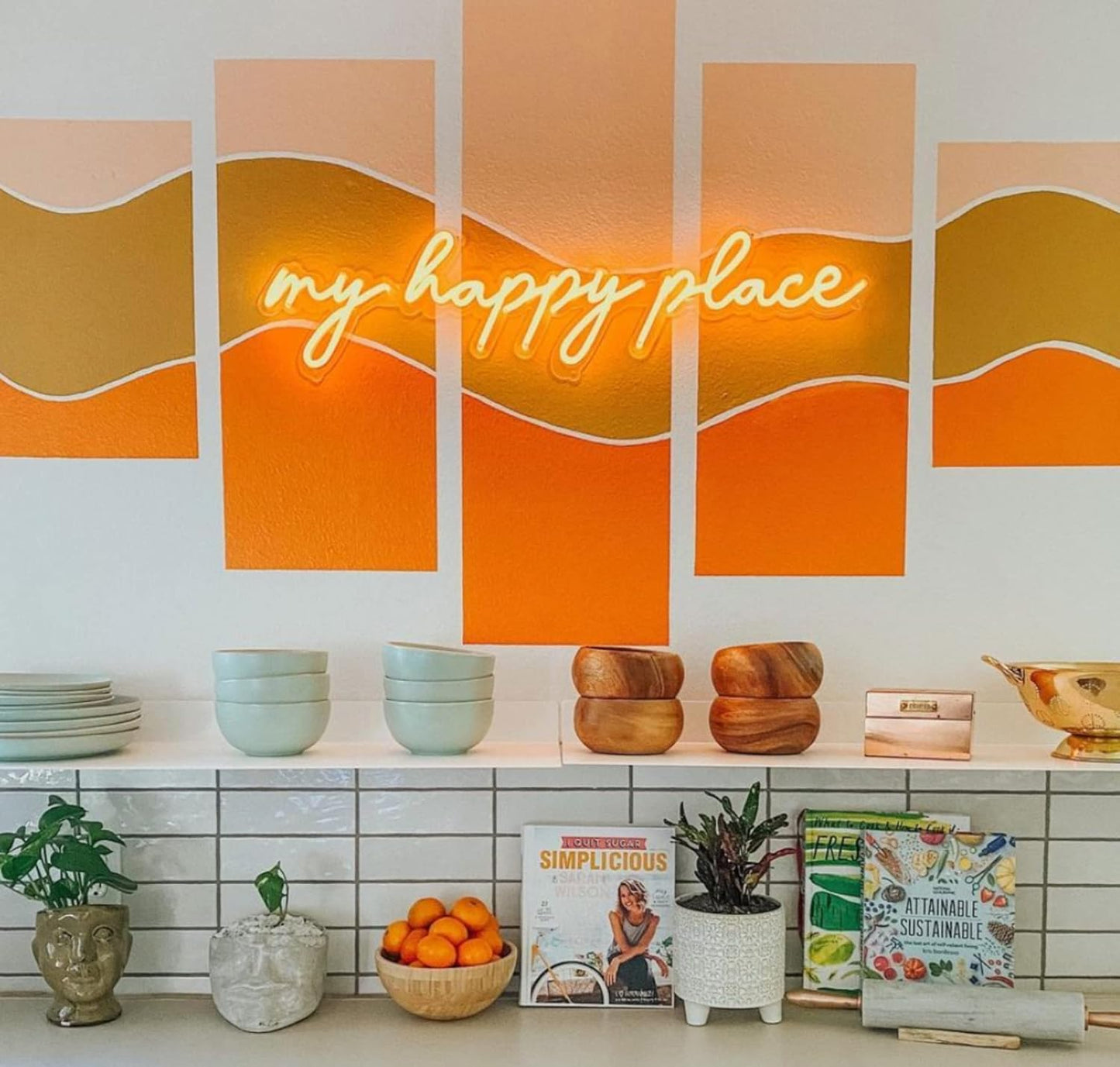 DIY CARTEL Made in The USA - 36 Inch Linear Floating Shelf - Forged Raw Steel - Industrial Heavy Duty Metal Wall Mounted Modern Rustic Shelf (36-inch x 12-inch White)