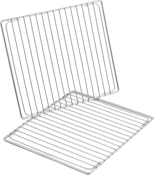 Atgestore SP0002651 Oven Rack Replacement for Breville BOV800XL Plus BOV810BSS Pro BOV845BSS Smart Oven Parts Breville Toaster Oven Baking Rack Stainless Steel Oven Wire Rack Cooling Racks 2 Pcs