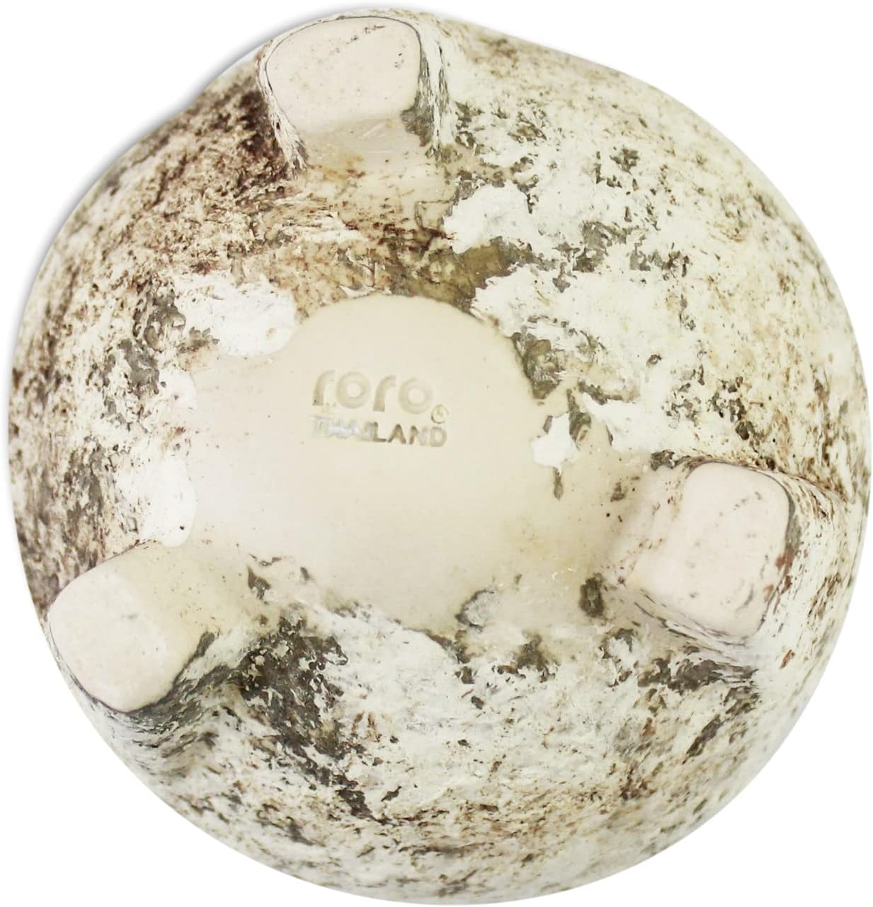 roro Artisan Crafted Blue-Gray Ceramic Dip | Suace Molcajete Bowls, 3-Legged Stoneware 4-Inch Diameter, Set of 2