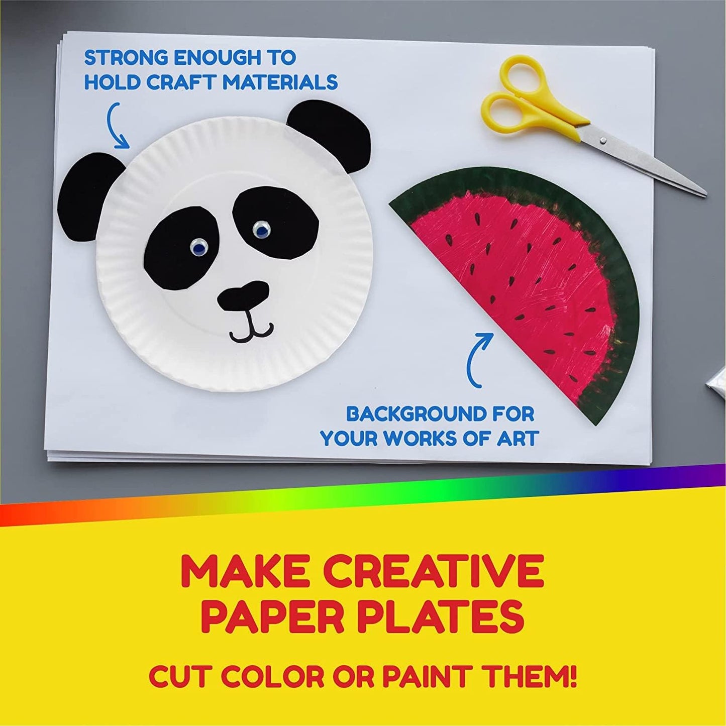 Hygloss Products Paper Plates - ‎Uncoated White Plate - Use for Foodware, Events, Activities, Crafts Projects and More - Environmentally Friendly - Recyclable and Disposable - 6-Inches - 500 Pack