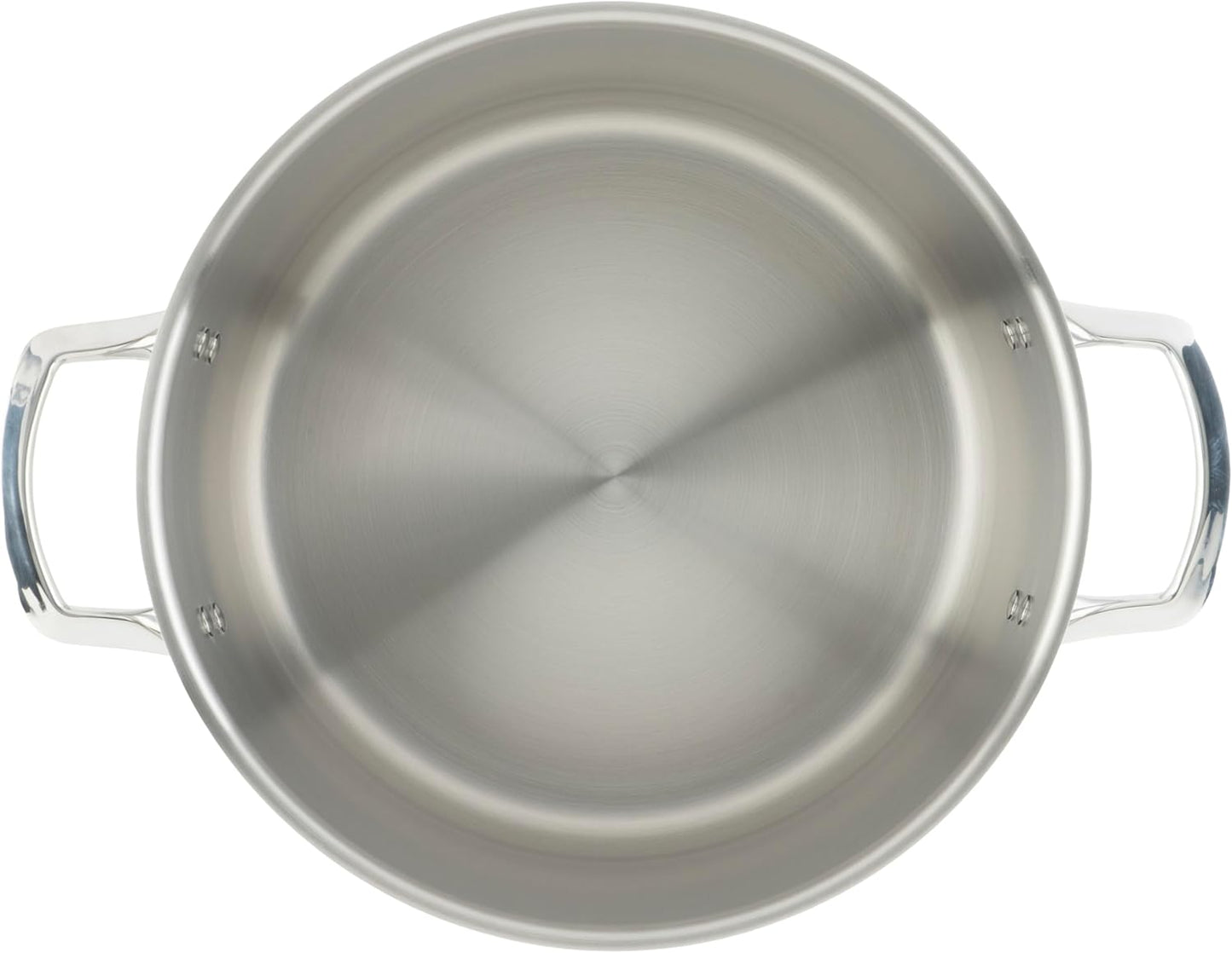 WINCO Tri-Ply Stock Pot, Silver