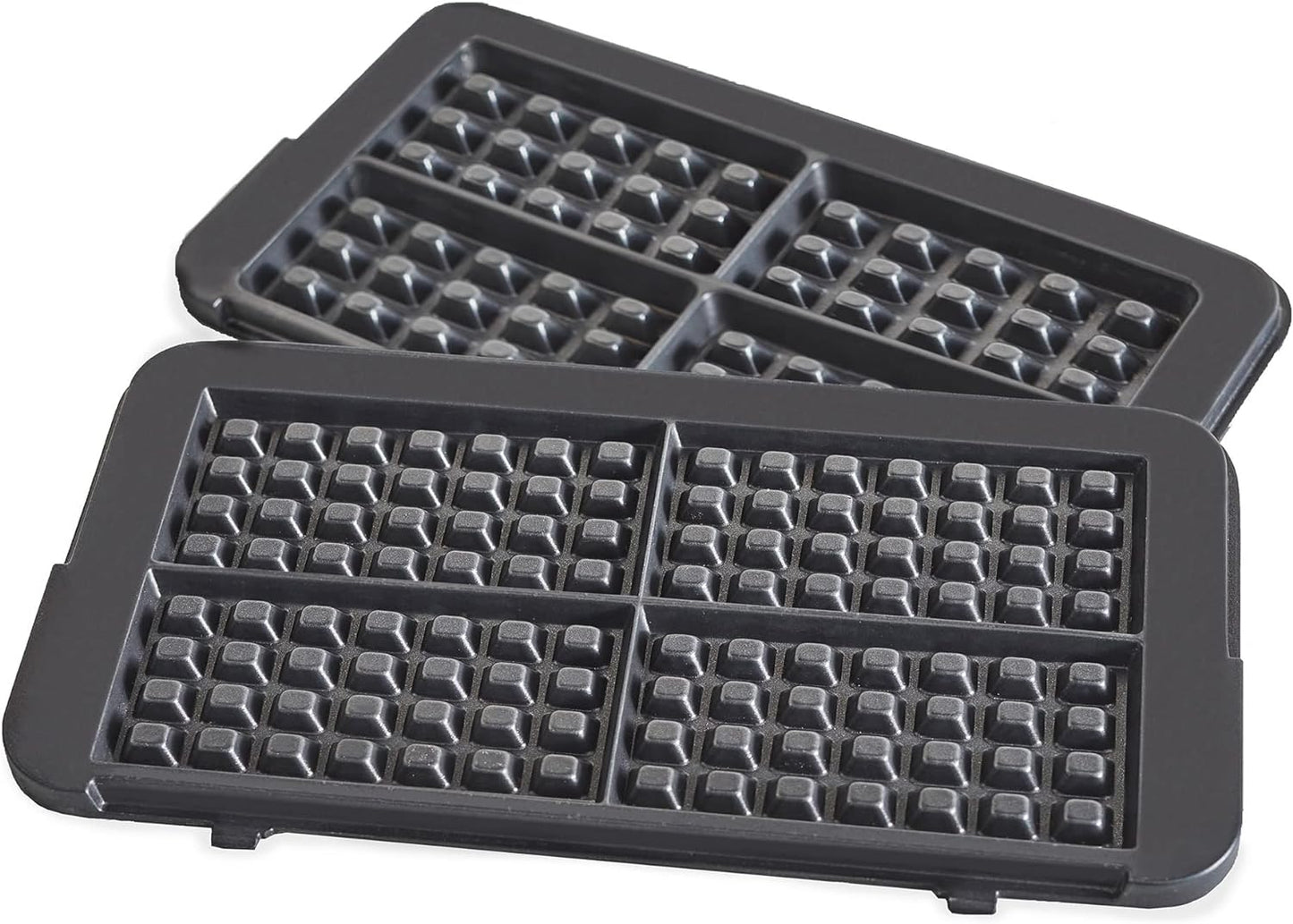 GreenPan Healthy Ceramic Nonstick Reversible Waffle Plates for 6-in-1 Contact Grill and Griddle, Dishwasher Safe, PFAS-Free