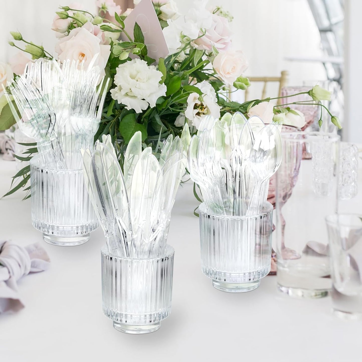 3000 Count Plastic Spoons Bulk - Plastic Silverware Spoons Heavy Duty, BPA-Free, Heat Resistant, Suitable for Family Gatherings, Outdoor Events, Commercial Catering