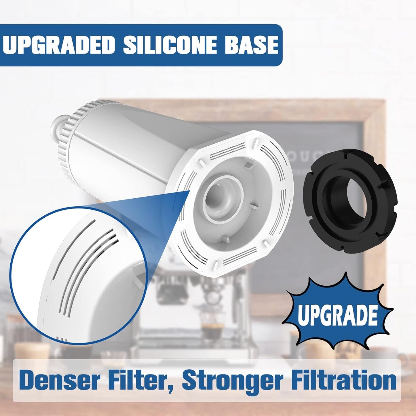 2 Pack Replacement Water Filter for Breville Espresso Machine Barista Touch Bes880, Barista Pro BES878, Oracle Touch BES990, Oracle BES980, Dual Boiler BES920 Bambino ClaroSwiss Sage by Funmit