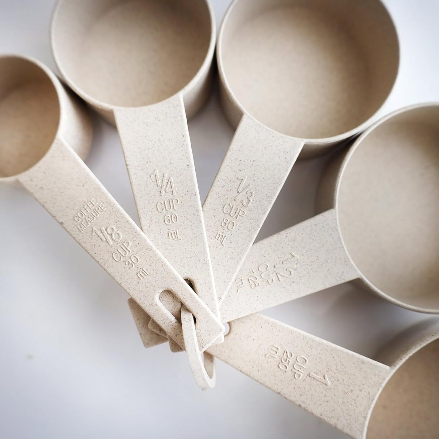 Beille 14pc Wheat Straw Kitchen Utensil Set Peeler Cutter Grater Spoons and Cups