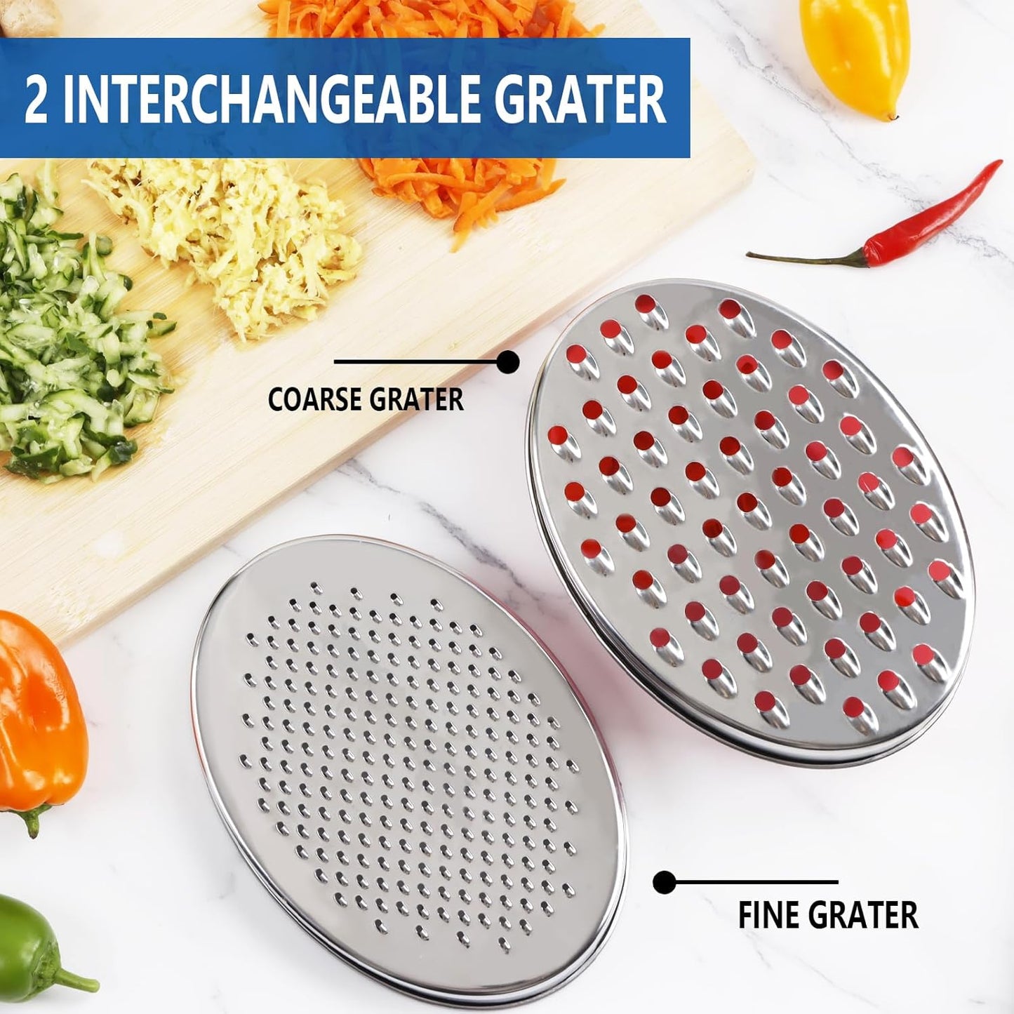 Cheese Grater Citrus Lemon Zester with Food Storage Container & Lid - Perfect For Hard Parmesan Or Soft Cheddar Cheeses, Ginger, Vegetables, Butter, Chocolate & Nutmeg (Pink)