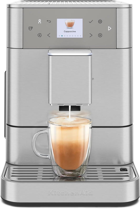 KitchenAid Fully Automatic Espresso Machine KF6, KES8556SX, Stainless Steel