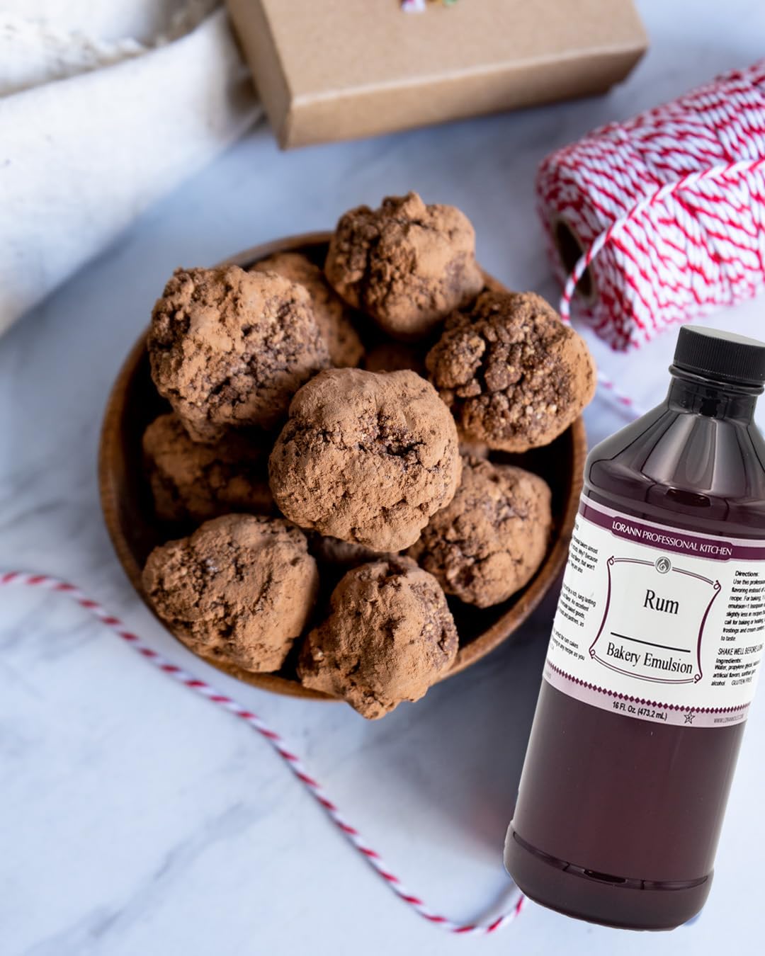 Lorann Oils Rum Bakery Emulsion: Realistic Rum Flavor, Ideal for Enhancing Boozy Notes in Baked Goods, Gluten-Free, Keto-Friendly, Rum Extract Alternative Essential for Your Kitchen