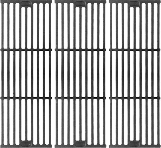 Grill Grates for Char Griller Replacement Parts Cast Iron Chargriller Cooking Grate 2121 2123 2222 2828 3001 3030 3725 4000 5050 5252 5650 9020 Charcoal Smoker Rack BBQ 19 3/4" x 20 1/4"