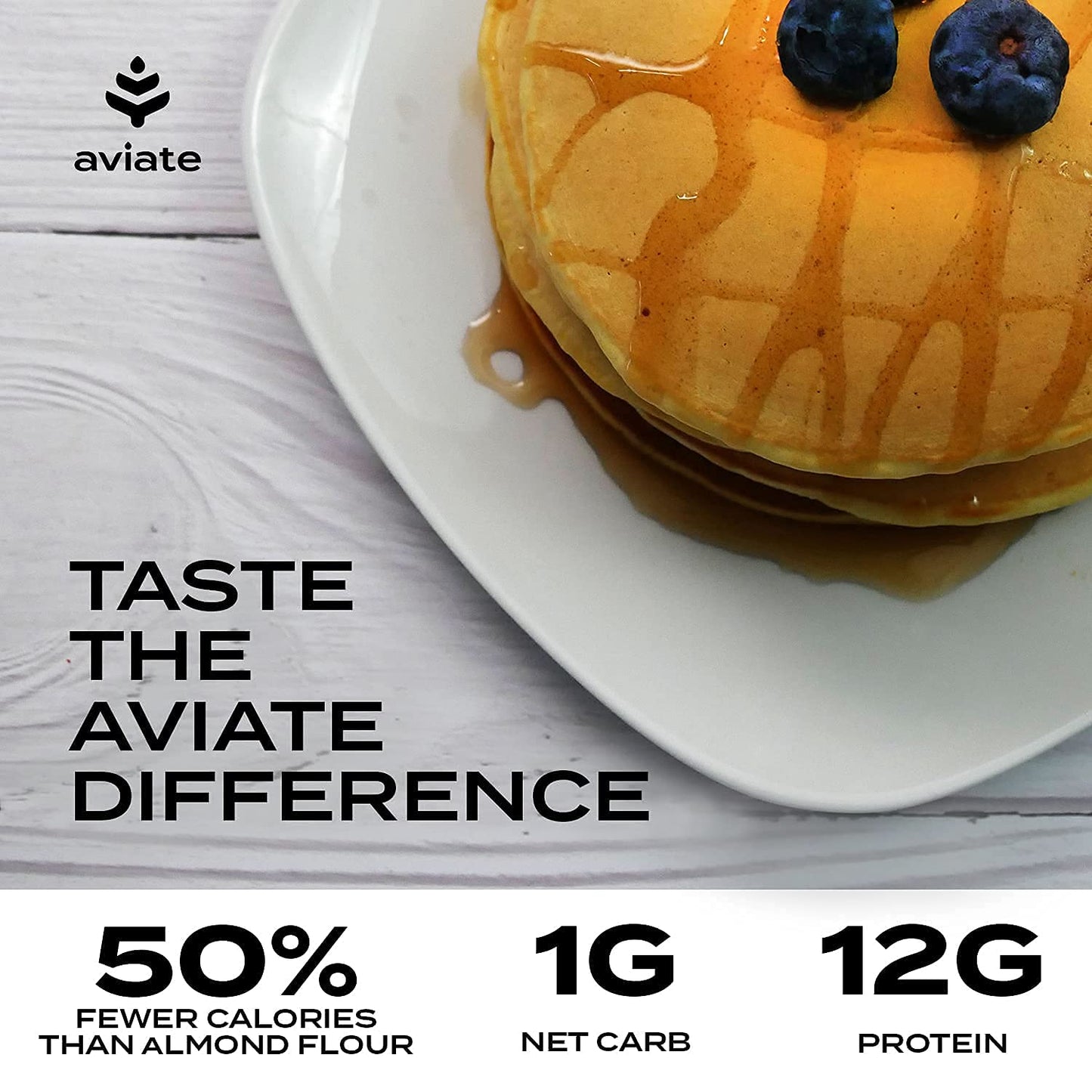 Aviate Lupini FLOUR - Keto & Vegan Friendly Superfood - Non-GMO - Gluten Free - Lupin Flour Keto - High Protein, Low Calorie & Low Carb - Rich in Dietary Fiber and Minerals - 100% Lupin Beans - 16 Ounces (Pack of 1)