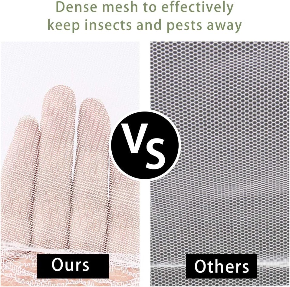 Onarway 3 Pack Food Covers 12 Inch Pop-Up Encrypted Mesh Plate Serving Tents, Fine Net Screen Umbrella for Outdoors, Parties, Picnics, BBQs, Reusable and Collapsible