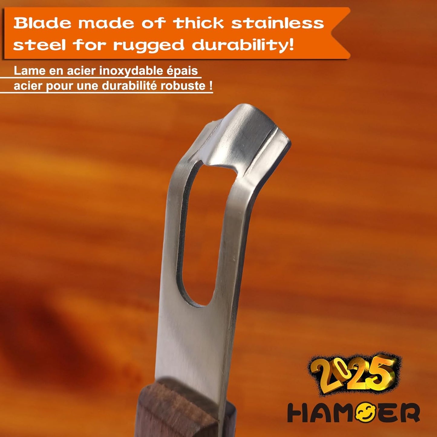 Channel Knife Zester - Fruit and Vegetable Tool for Decorating Cocktails, Desserts, and Salads Stainless Steel Tip 2 PACK