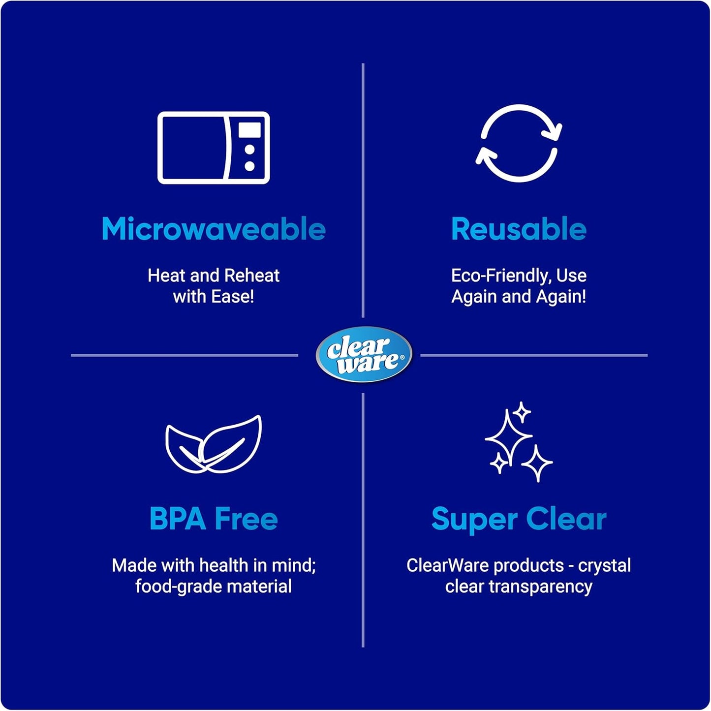 Quart Freezer Bags - Double Zipper Seal -300 Count, (4 Packs of 75) Resealable Plastic Freezer Containers - Reusable Pouches for Food Storage, Meat, Fresh Vegetables, Fruit - Microwave-Safe, BPA Free