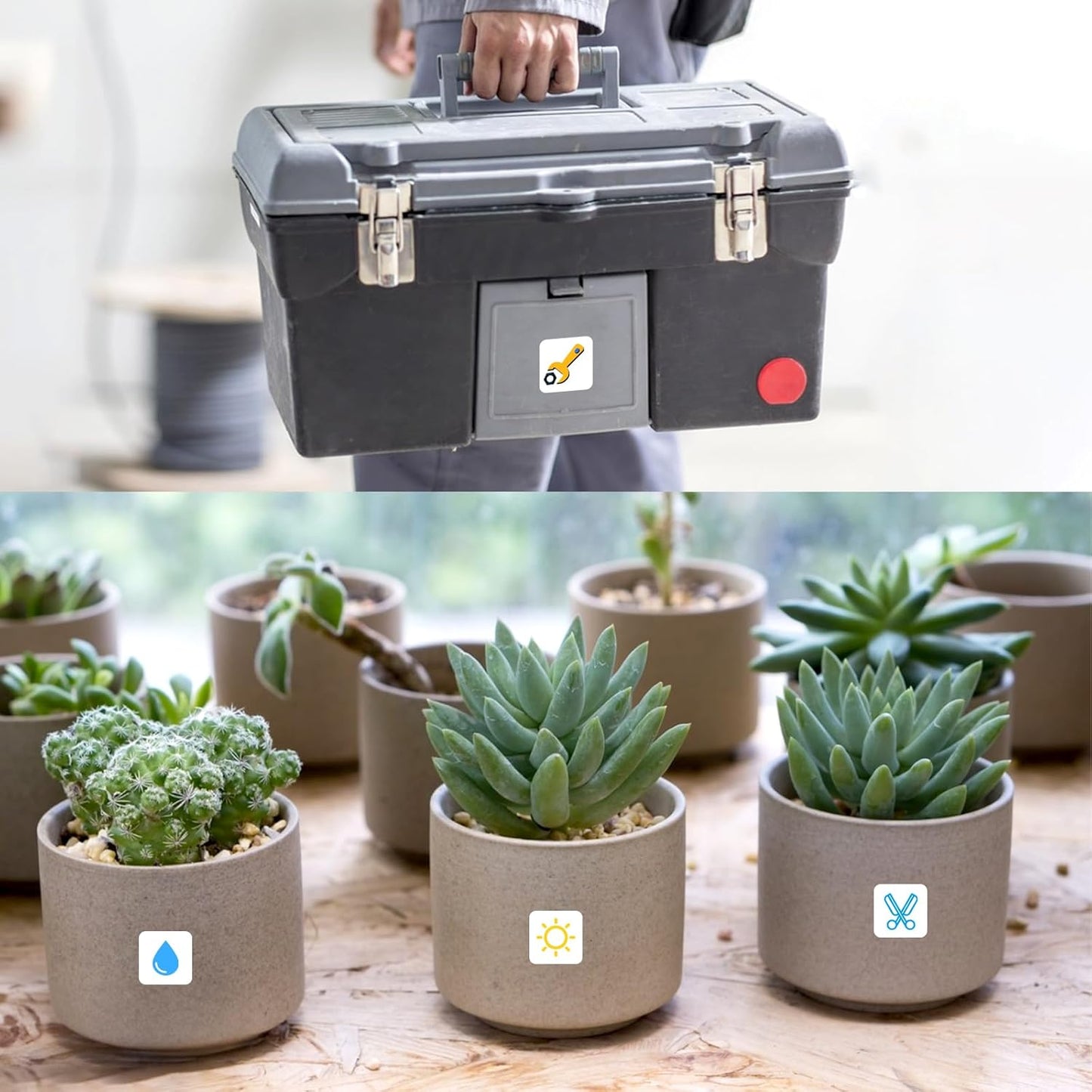 1440 Pcs Blank Date Labels 1" X 1" Labels Stickers for Organizing Square Writable White Labels Food Labels for Jars Boxes File Folders Envelopes School Office Kitchen