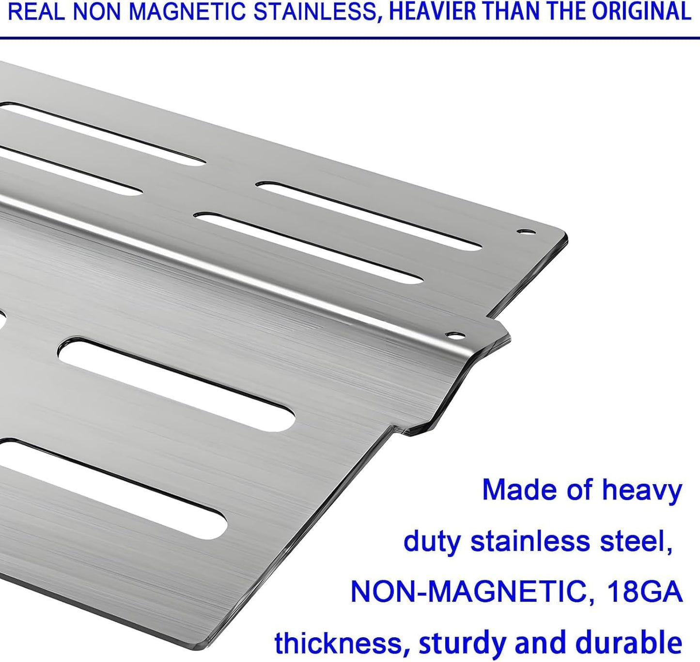 Genesis Grill Parts for Weber Genesis 300 Series Grills with Front Control Knob, 17.5" Flavorizer Bars 7620 Heat Deflectors 7622 Grill Grate 7524 for Weber Genesis E310 E320 E330 S310 S320 S330