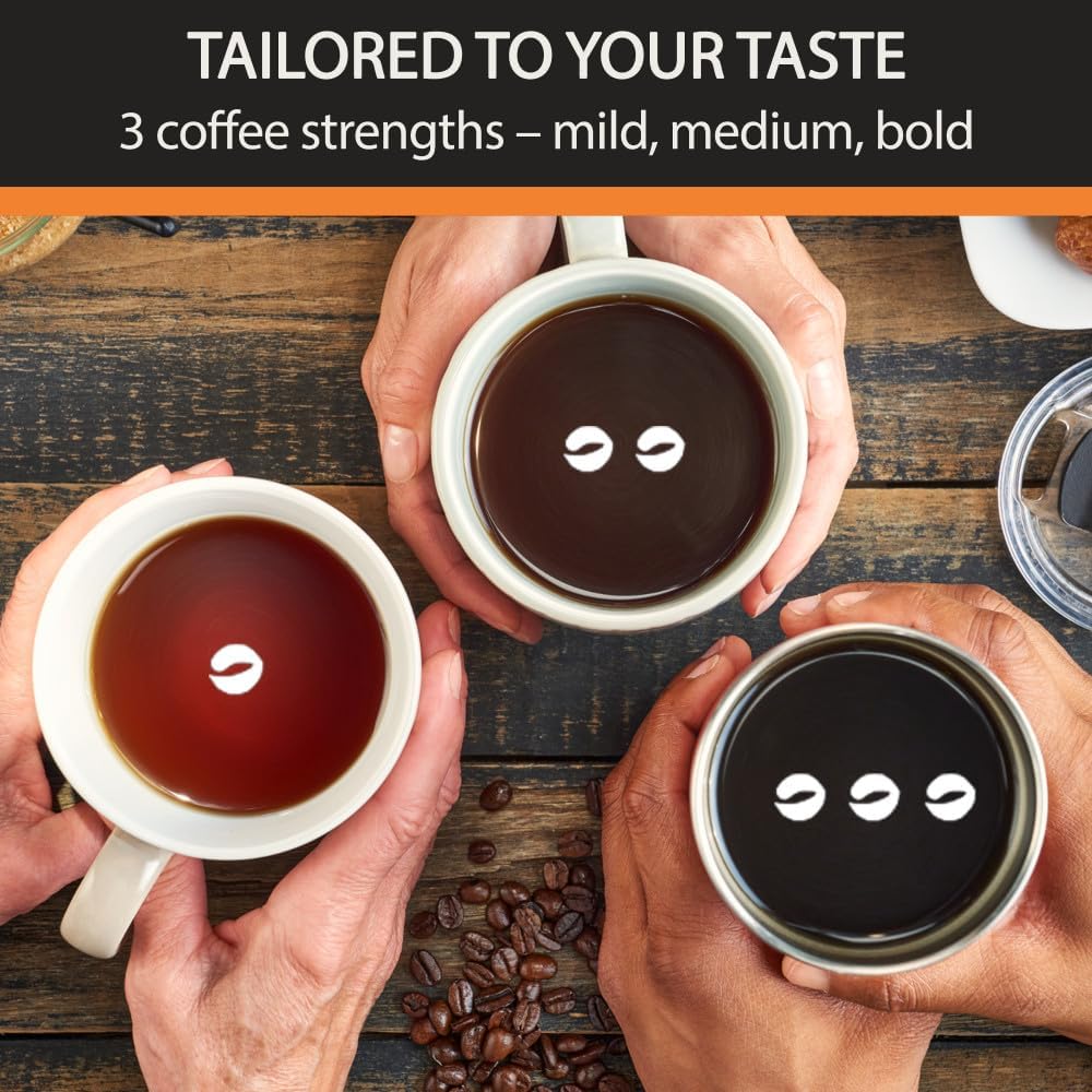 KRUPS Simply Brew: Stainless Steel and Glass Carafe 14 Cup Drip Coffee Maker, Programmable with Digital Display, Dishwasher Safe, Drip Free Coffee Machine, Black and Silver