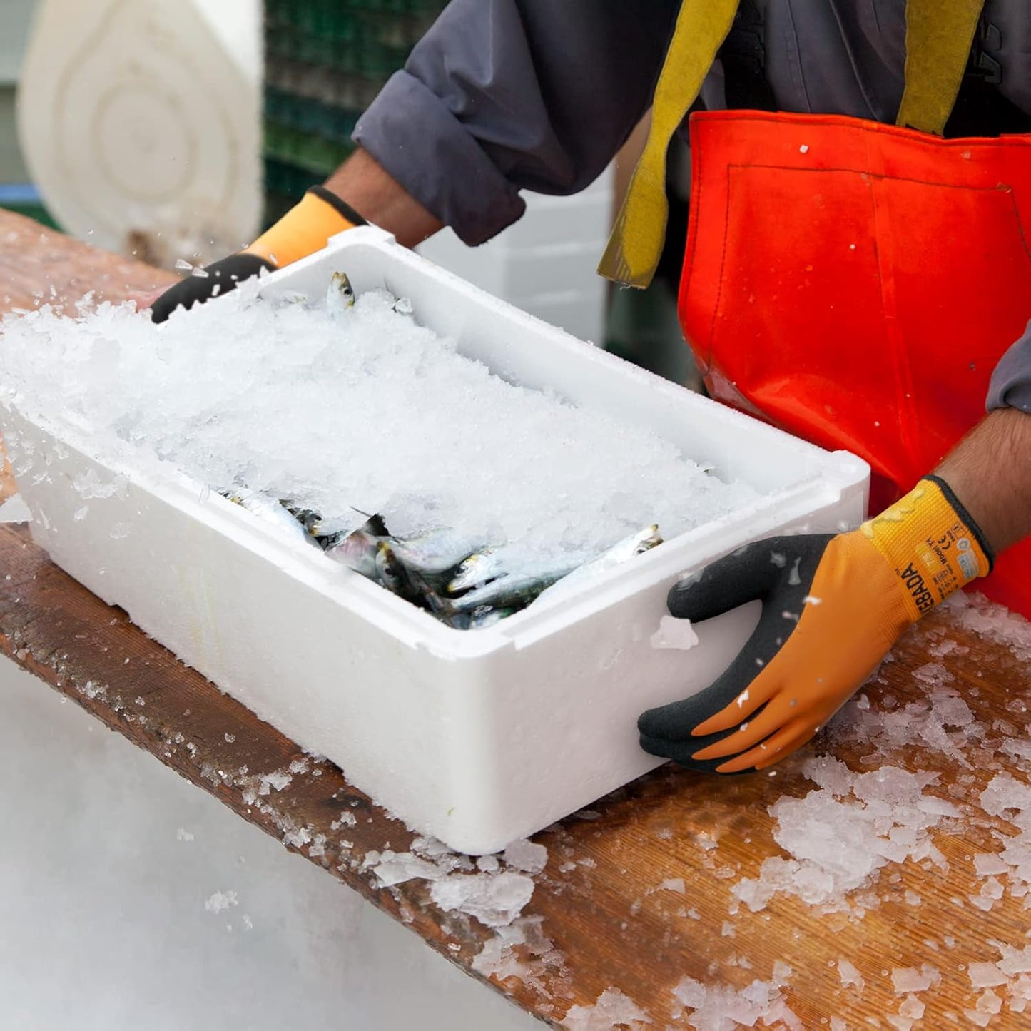 Kebada T1 Waterproof Winter Work Gloves for Men and Women,Insulated Work Gloves for Men Cold Weather,Warm Freezer Gloves Large