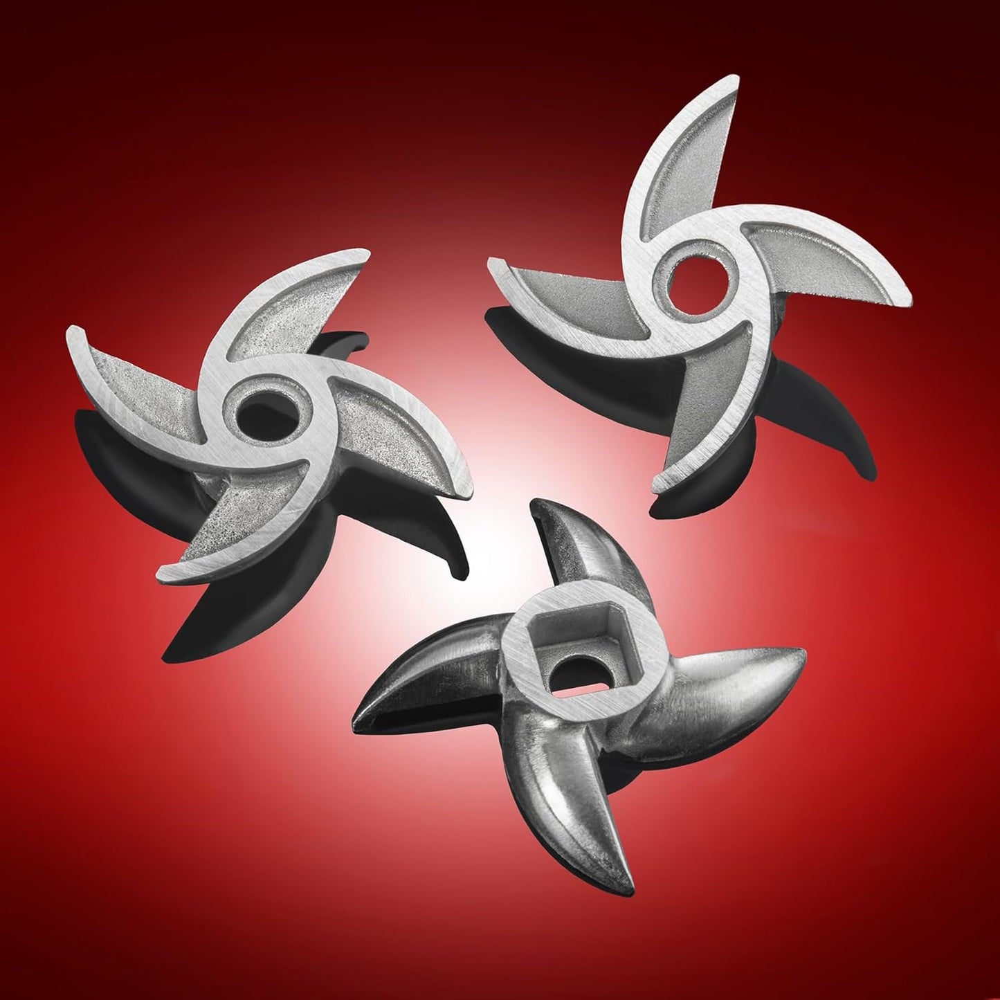 Magnum 1800W Electric Meat Grinder | Grinds Soft Bones | High-Capacity Meat Tray | 6 Grinding Plates | 3 Stainless Steel Blades | Sausage Stuffer | Kubbe Maker & More Included