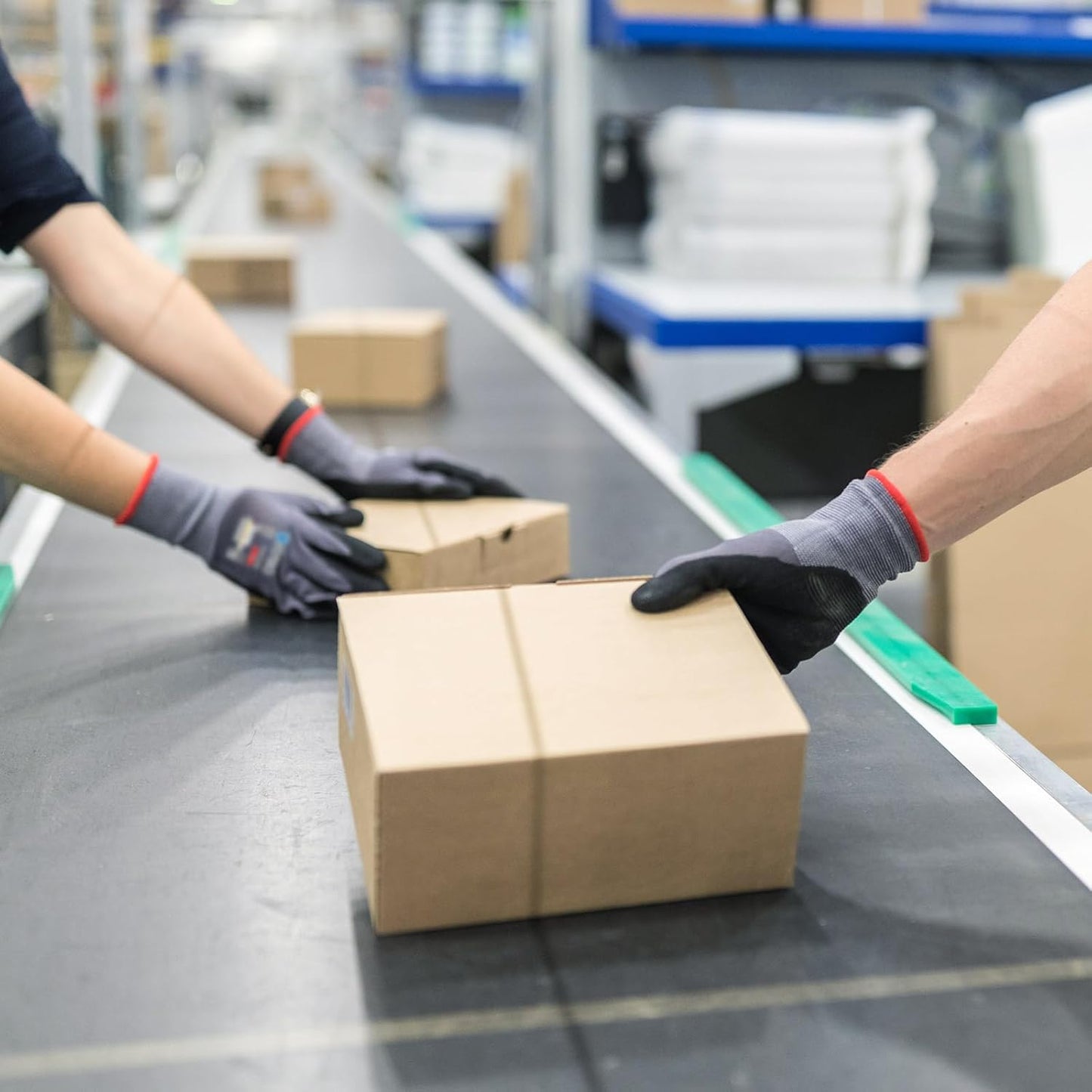 KAYGO Safety Work Gloves MicroFoam Nitrile Coated, 12 Pairs KG18NB,Seamless Knit Nylon Glove for Men and Women, Ideal for Automotive,Warehouse,Construction (Small,Gray)