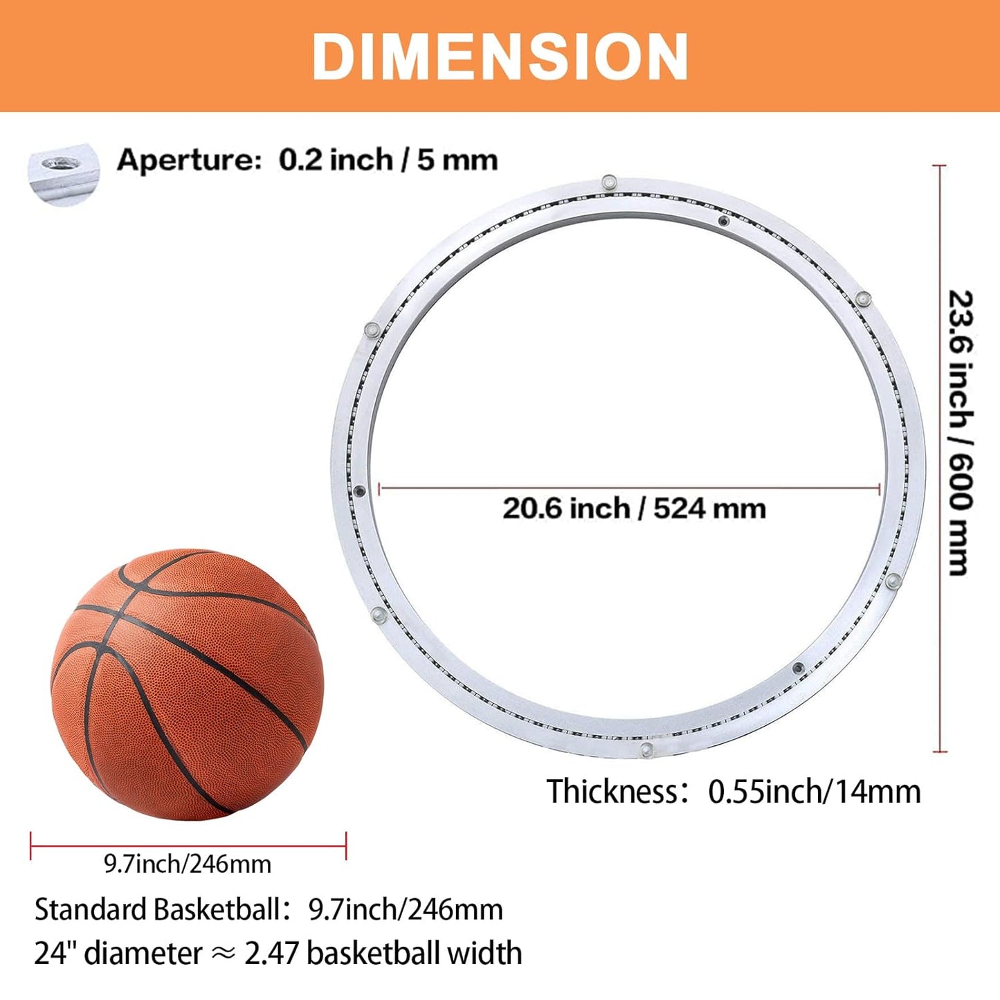 TamBee 24 Inch Lazy Susan Heavy-Duty Mute Bearing Turntable Ring Hardware Lazy Susan Hardware Lazy Susan Bearing Lazy Susan Parts Lazy Susan Mechanism Lazy Susan Kit Lazy Susan Base Only