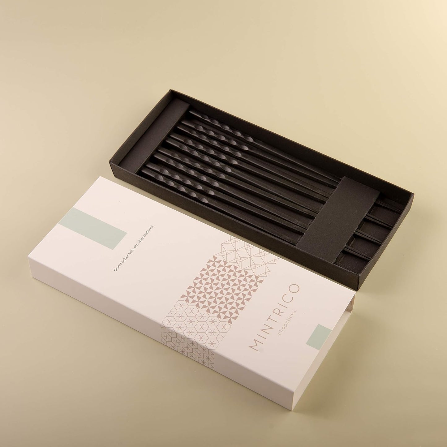 Reusable Luxury Japanese Style Chopsticks 5 Pair Set Dishwasher Safe