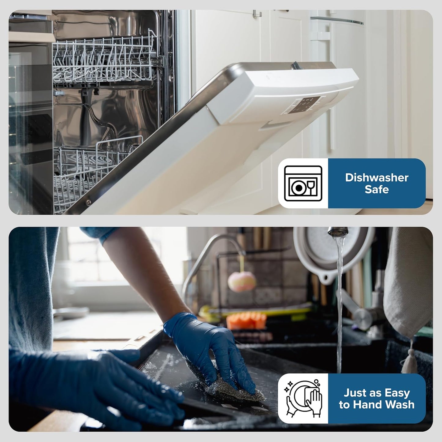 Viking 2-Piece Nonstick Baking Sheet Set, 15.5" & 17", Silver