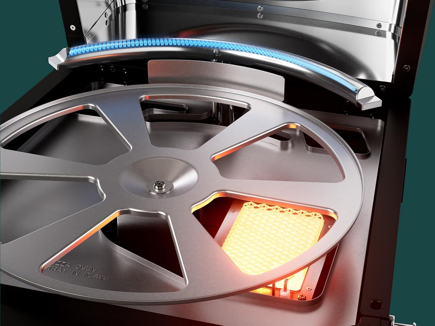 Halo Versa 16 Propane Gas Outdoor Pizza Oven with Rotating Cooking Stone | Portable Appliance for all Outdoor Kitchens | Oven Cover Included