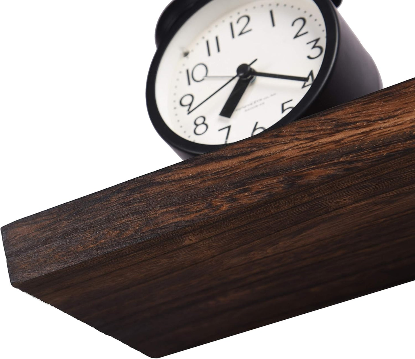 Wood Floating Shelves for Wall, Wooden Wall Shelves for Bedroom, Wall Mounted Shelves for Living Room, Set of 6 Brown 24 Inch