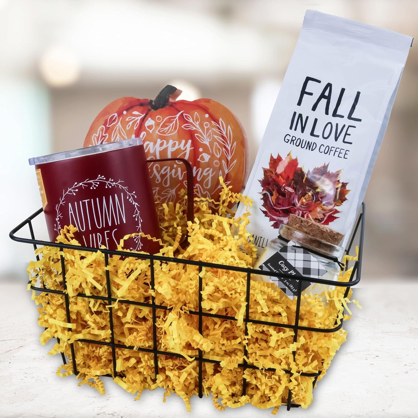 MagicWater Crinkle Cut Paper for Gift Baskets - 2LB - Yellow - Perfect for Shredded Paper Filler, Basket Filler, Gift Boxes, Bridesmaid Gifts, Halloween Stuffers & More – Ideal for All Occasions