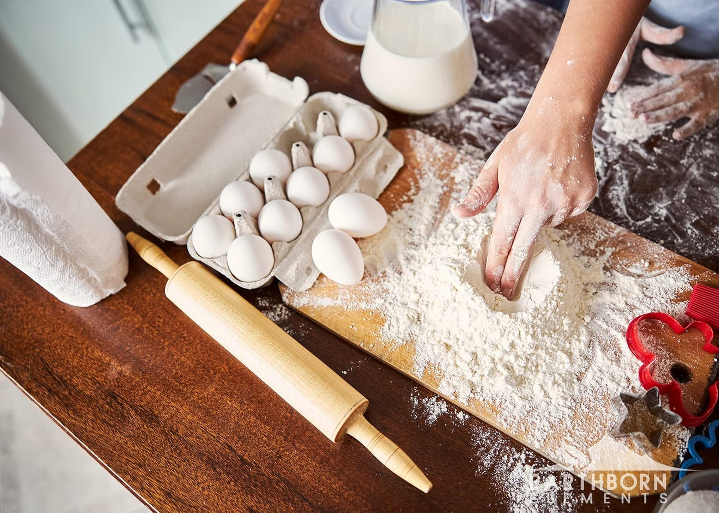 Earthborn Elements All-Purpose Flour, 5 Gallon Bucket, Bulk Size, Kitchen Essential, Baking & Cooking (400 Ounce)