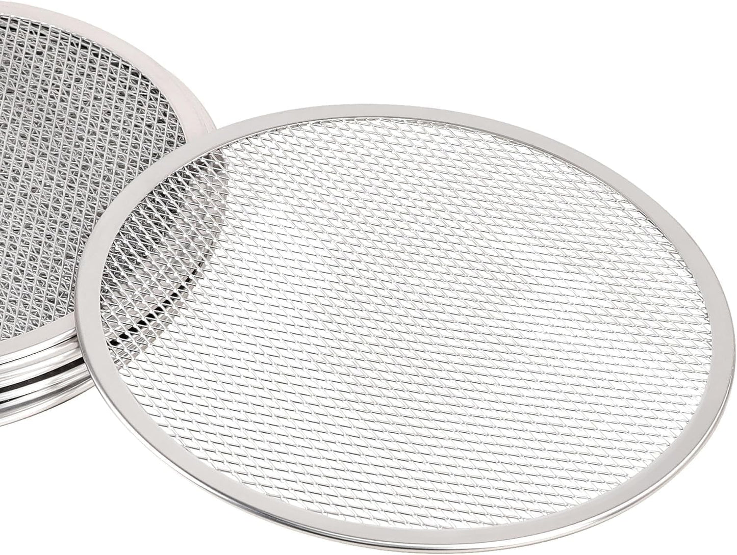 19-inch Aluminum Pizza Screen | Commercial Grade Pizza/Baking Screen for Oven | Pizza Baking Tray for Home And Restaurant | Round, Aluminum, 19-inch [1PK]