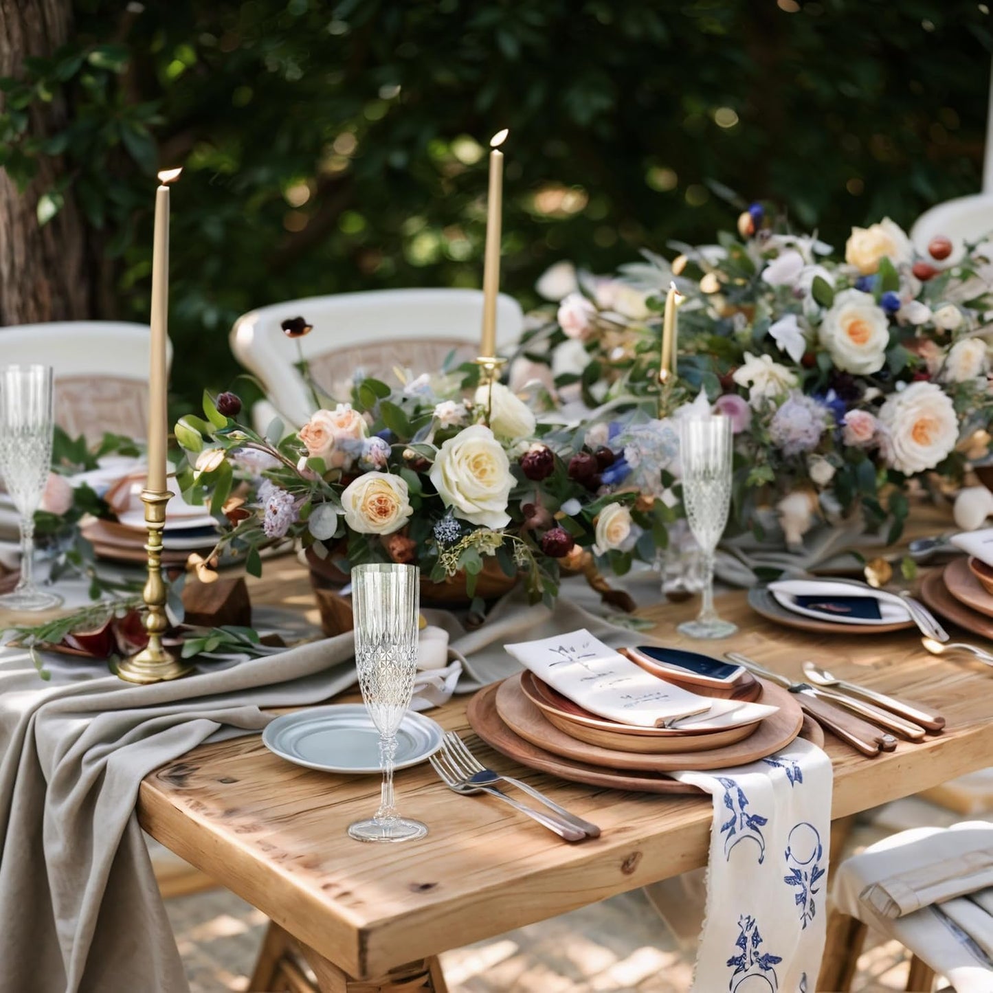 Plastic Champagne Flutes, 24PCS White Transparent Plastic Wine Glasses Goblets Shatterproof Reusable Champagne Flute for Weddings, Bachelor Parties, Toasting, and Events(24,Transparent)