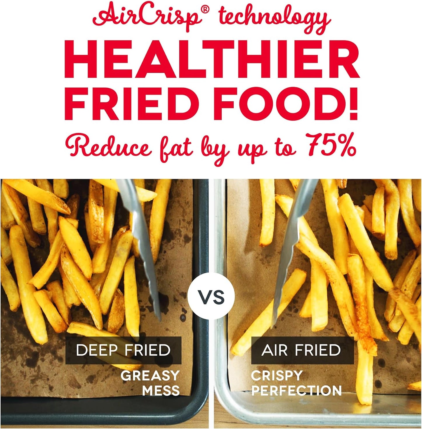 DASH Deluxe Electric Air Fryer + Oven Cooker with Temperature Control, Non-stick Fry Basket, Recipe Guide + Auto Shut Off Feature, 1700-Watt, 6 Quart - Aqua