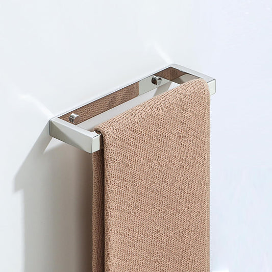 Alise Bath Towel Bar,Wall Mount Towel Holder Towel Rack Towel Hanger for Bathroom Lavatory,8 Inch SUS304 Stainless Steel Towel Rail,Polished Chrome GJF020-C