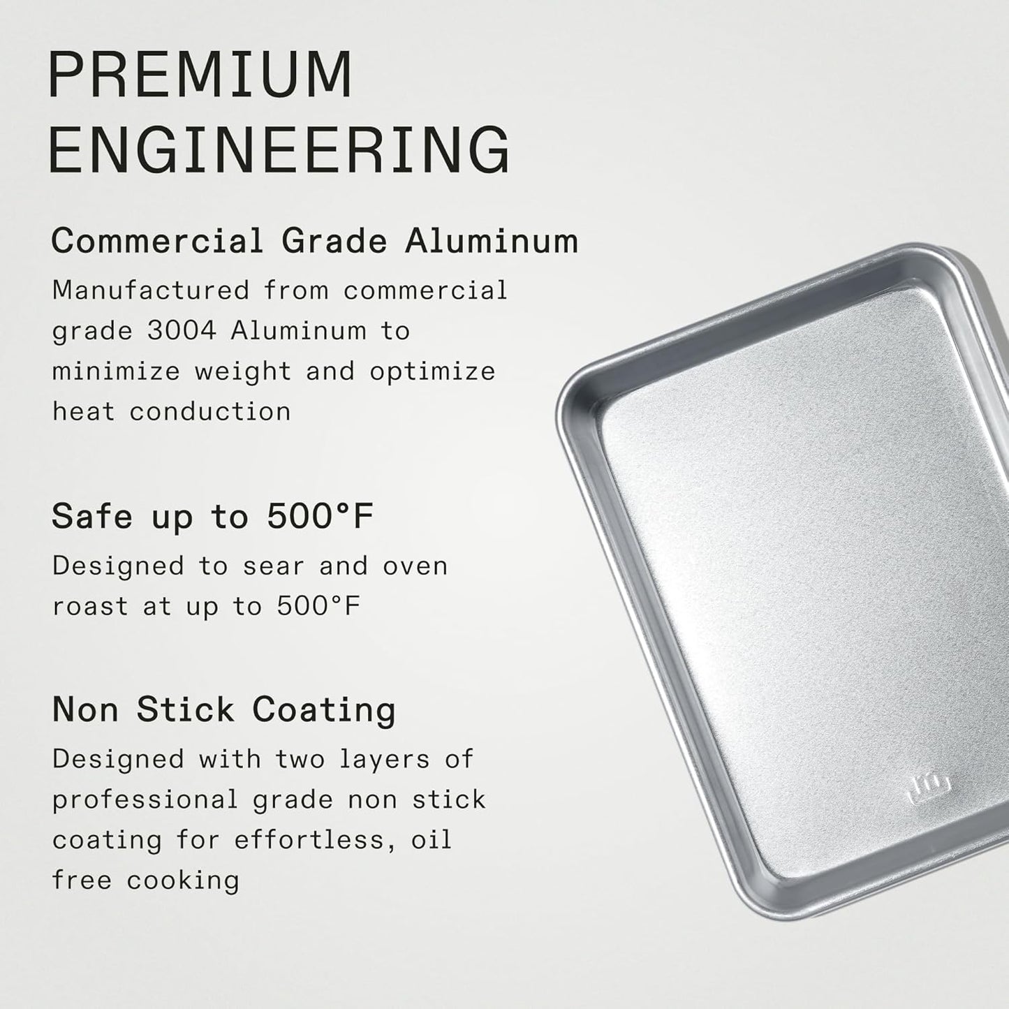 Made In Cookware - Quarter Sheet Pan - Commercial Grade Aluminum - Professional Bakeware