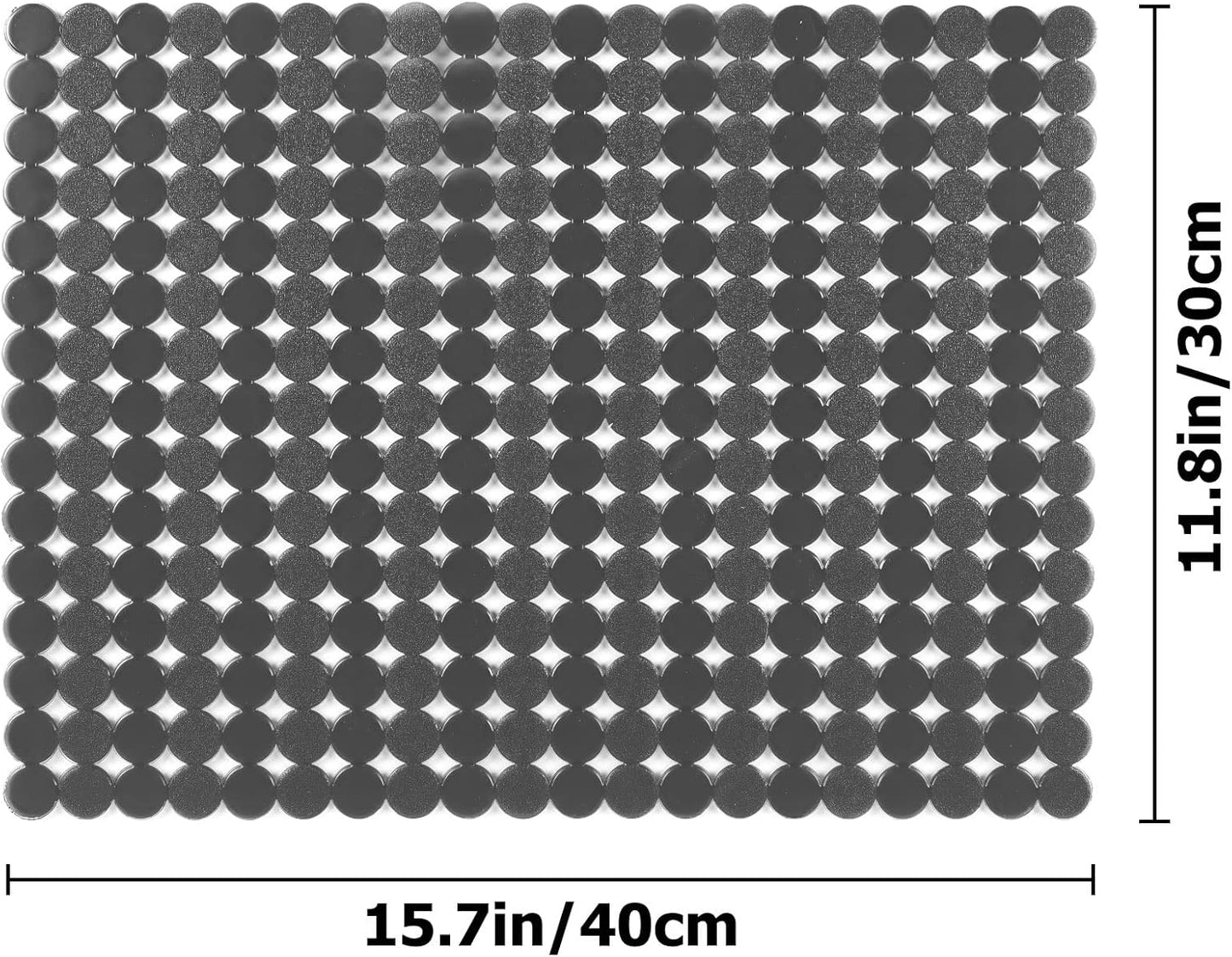 Sink Protectors Mat for Kitchen Sink - 2Pack Adjustable Kitchen Sink Mat Fast Draining - Dish Drying Mat for Dishes And Glassware - Easy to Clean & Diy Cut