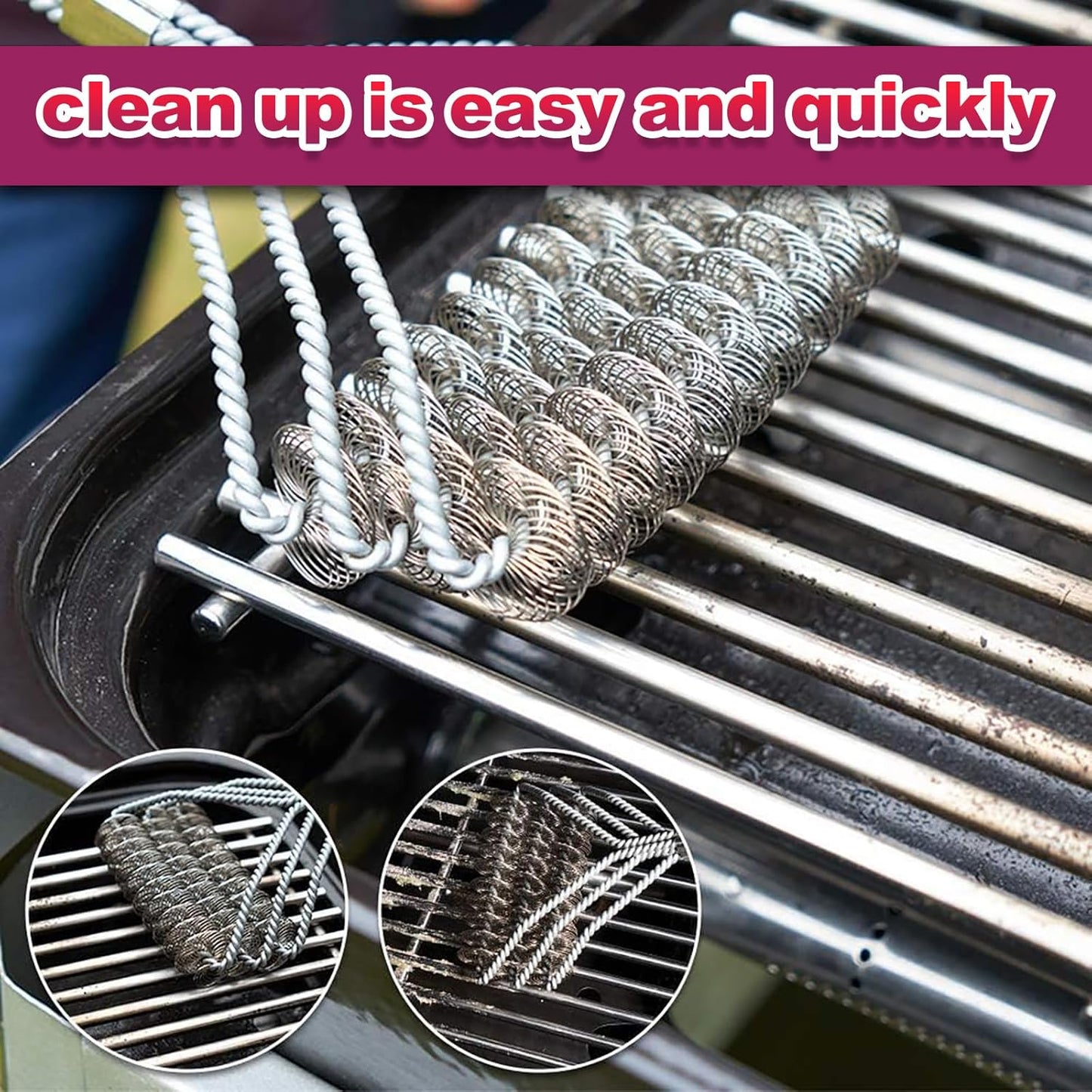 7637 Grid Grates 7635 Stainless Steel Flavorizer Bar with Burner for Weber Replacement for Spirit 200 Series, Spirit E-210, Spirit S-210 Spirit E-220, Spirit S-220 Gas Grills