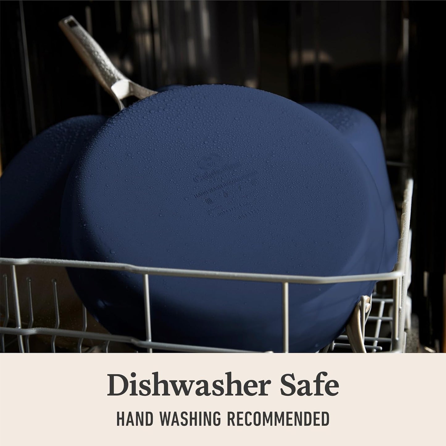 Calphalon® Premier Ceramic Nonstick 12" Frying Pan with Lid, Midnight Blue